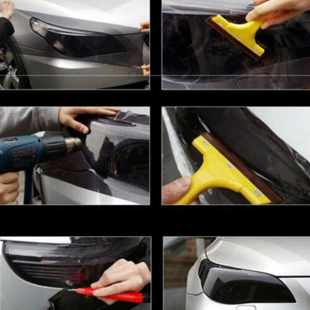 Rebuy Car Light Film Fog Light Kualitas Premium Styling Mobil Tahan Air Self-Adhesive Decor Hiasan Mobil Motor Vinyl Wrap