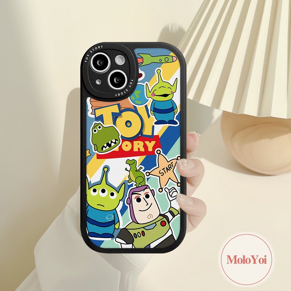 IPHONE Case Toy Story Kartun Lucu Kompatibel Untuk Iphone11 14 13 12 Pro MAX XR 7 8 6 6s 14 Plus X XS MAX SE 2020berry Bear Losto Soft TPU Back Case