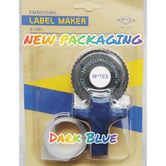 

LABEL MAKER merek Motex (Pencetak huruf & angka timbul manual) HRG DISKON