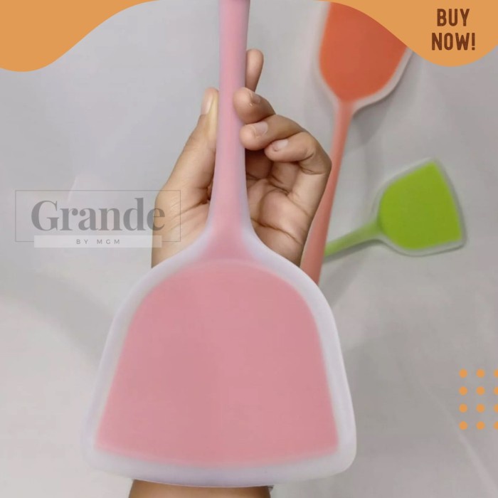 SODET silikon 33cm Silicone Sutil warna 13inch Tahan Panas utk teflon