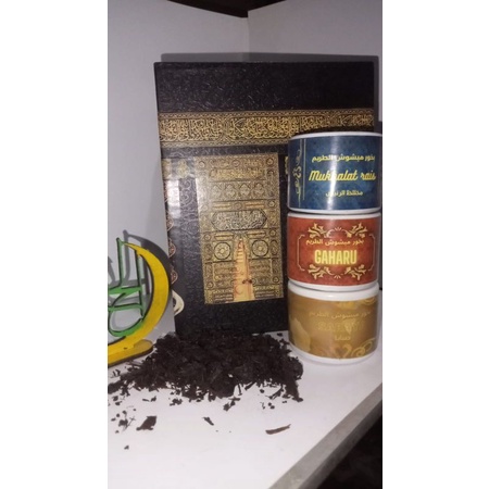 SATU PAKET dupa bakhoor tabur mabsoos 50gr serbuk gaharu super