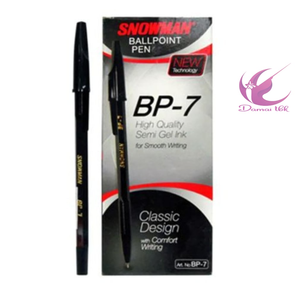 

Pulpen Snowman BP7 0.7Mm (12 Pcs)