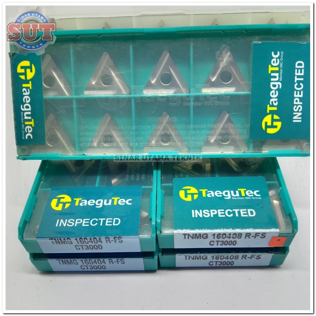 Insert TNMG 160404R-FS TAEGUTEC TNMG16 Pahat Bubut TNMG 160404/160408