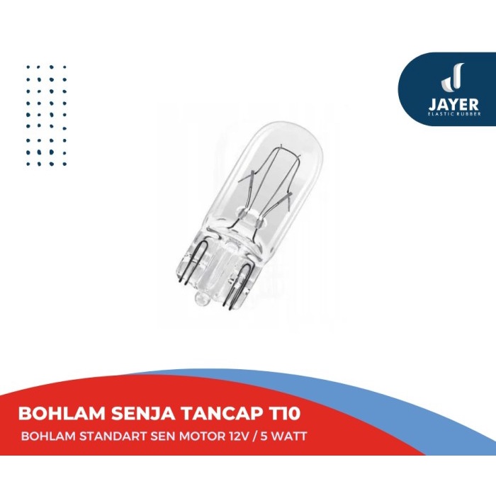 Lampu Sen tancap T10 Sen senja Non LED Motor Mobil Universal