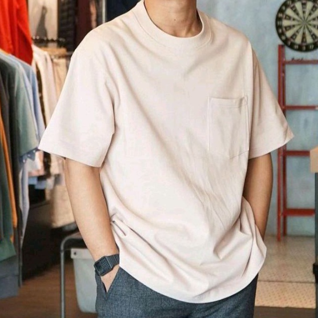 Kaos Polos Saku Oversize