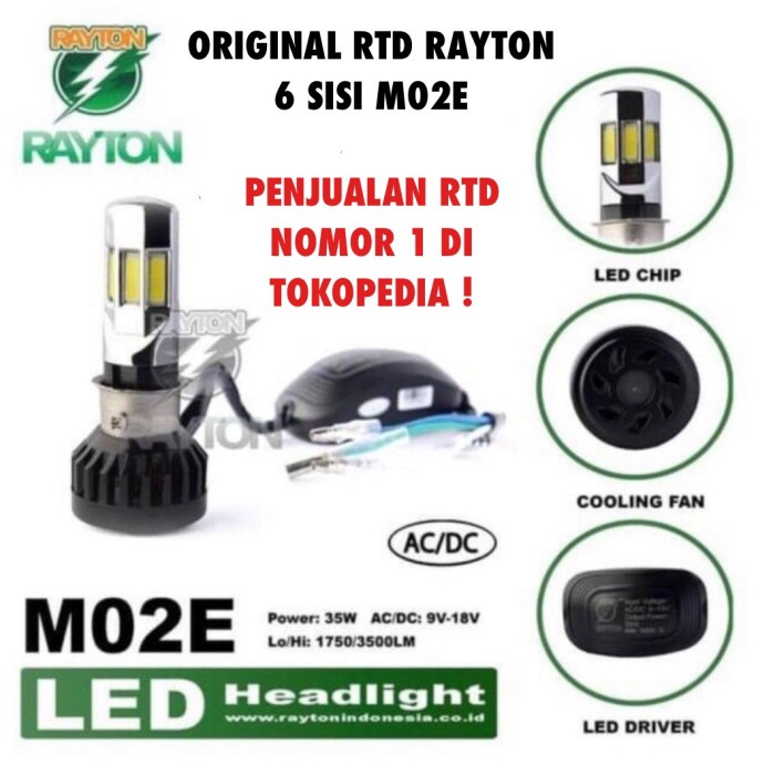 Lampu Led Motor 6 Sisi Rtd