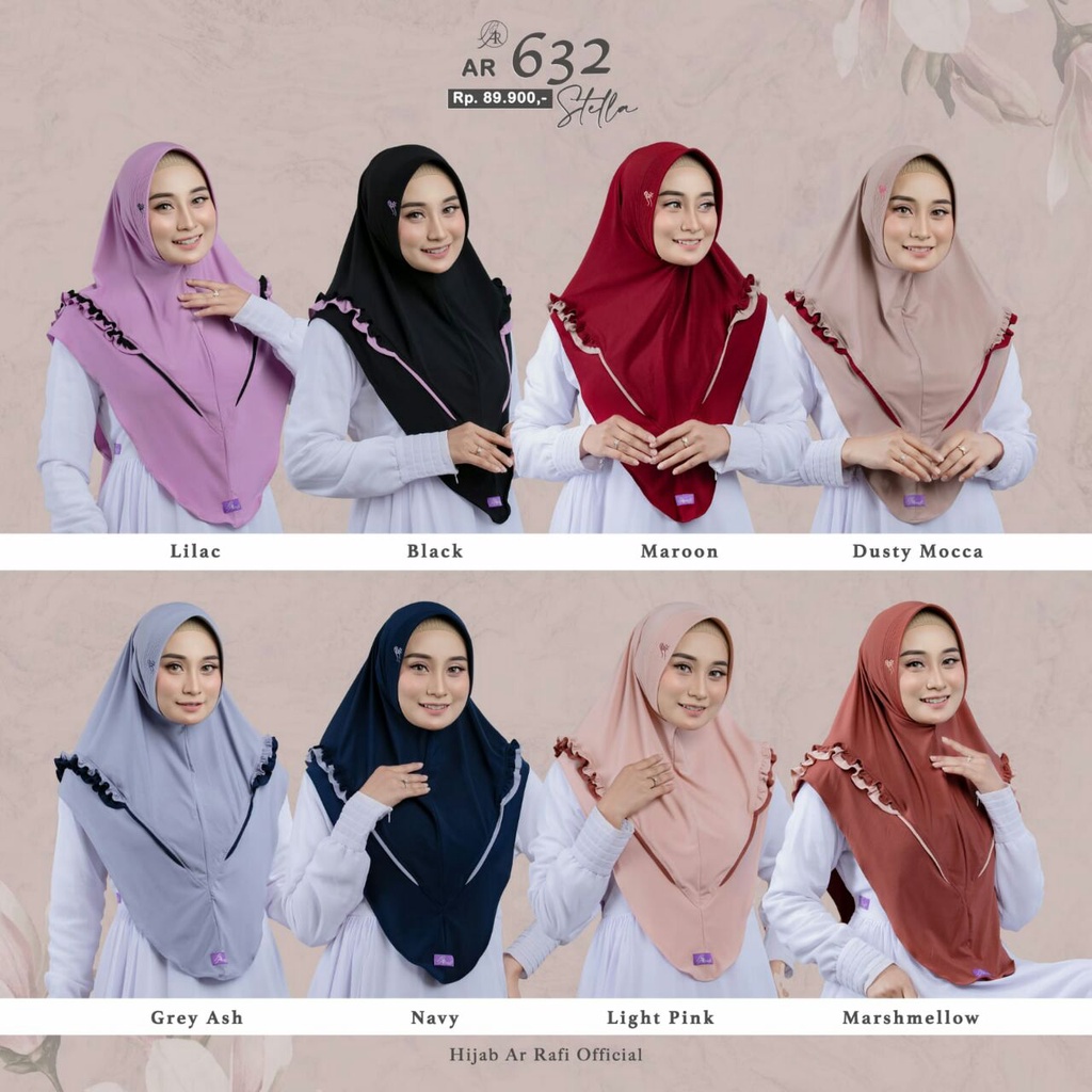 Arrafi Hijab Instant AR 632 Rampel Stella