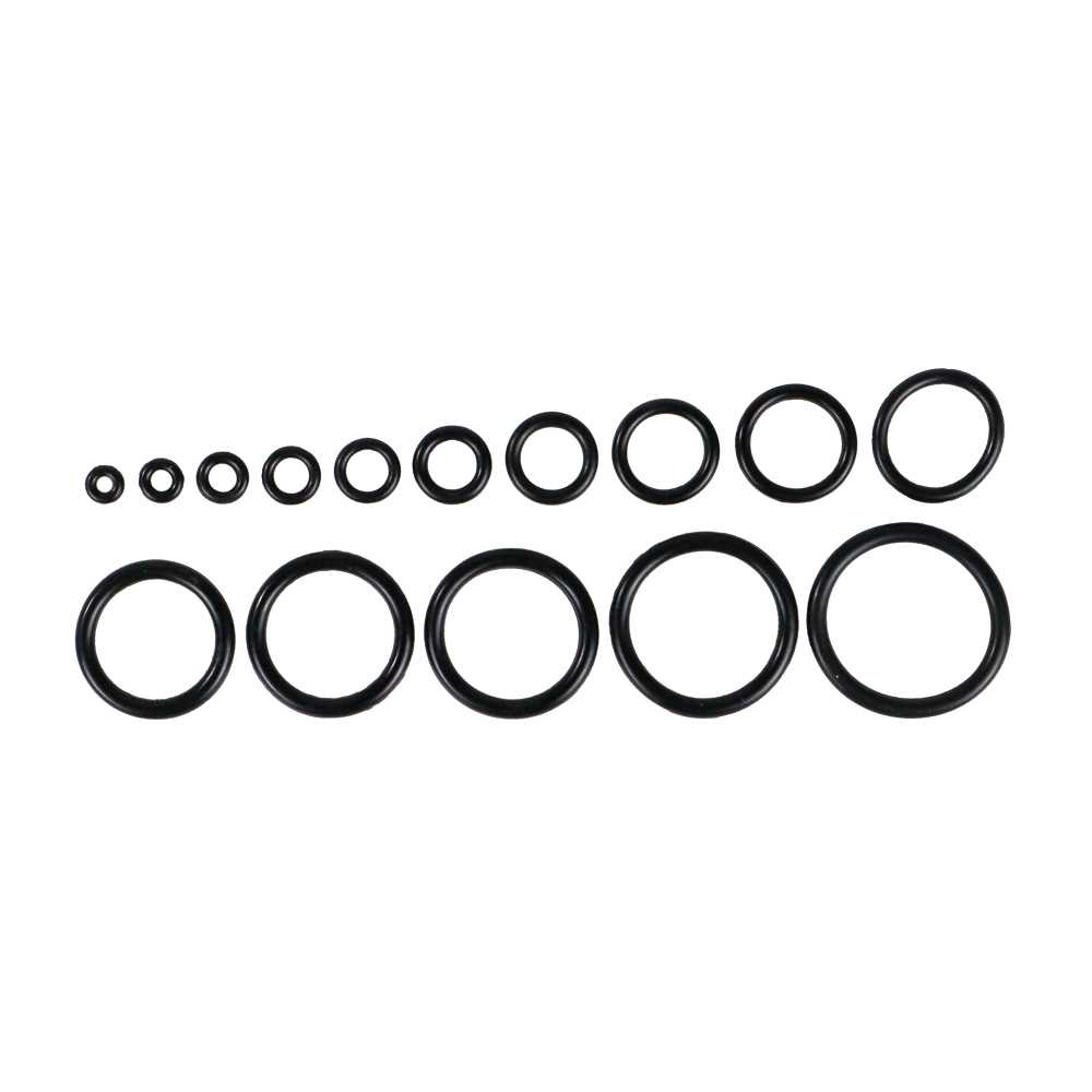 Taffware Karet Rubber O Ring Seal Tightening 270 225 200 PCS Set Kotak Segel O-Ring Reparasi AC Mobil Spare Part Penutup Karet Cincin Penyegel Gasket Set Kit Karet Cincin O Set Oring Seal Box