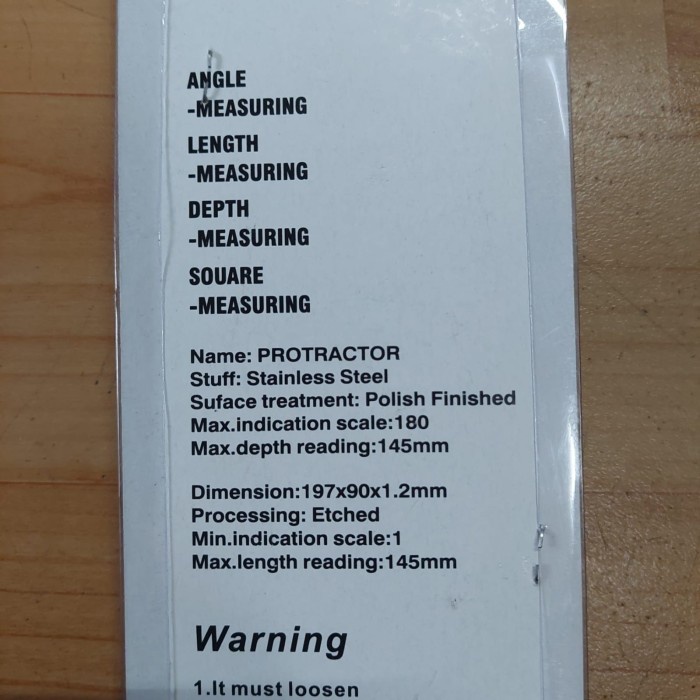 

Busur Derajat Penggaris Kombinasi Stainles Protractor Alat Ukur Sudut
