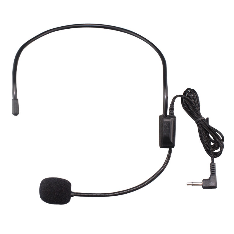 Headset Kabel Headband Mikrofon Berputar Universal Dengan Mic Untuk PC/Laptop/Komputer 3.5mm Multi-Perangkat