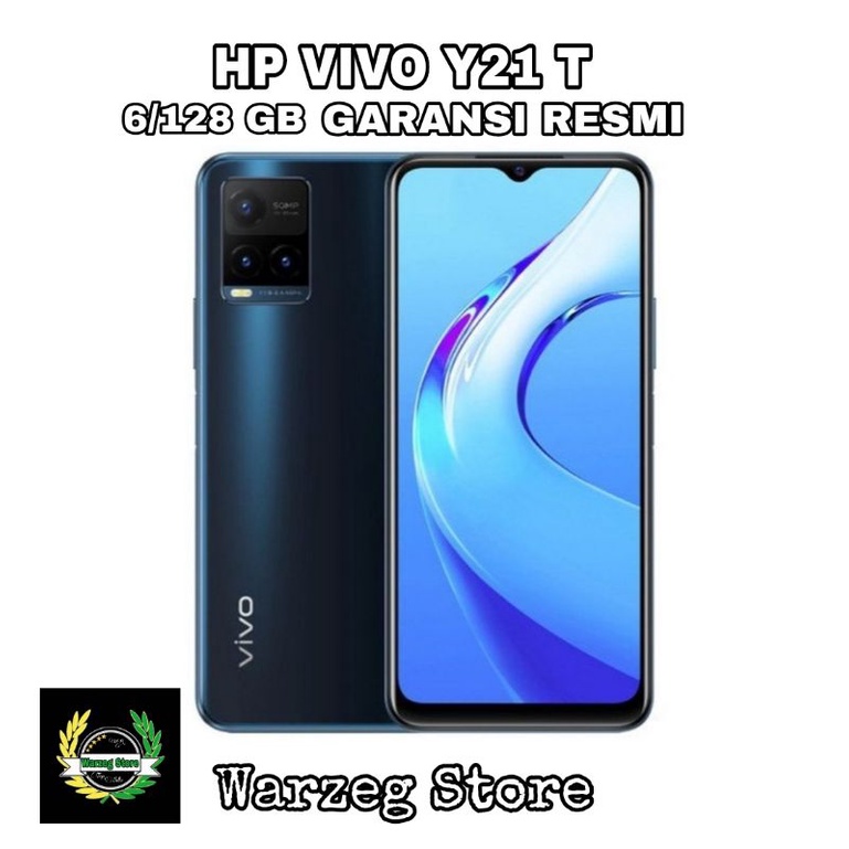 HP VIVO Y21T 6/128 GB - VIVO Y 21 T RAM 6GB ROM 128GB GARANSI RESMI