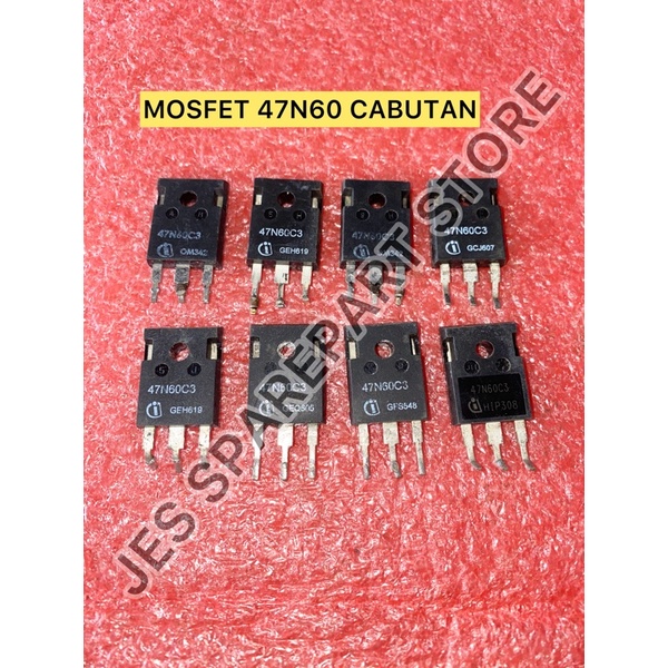 MOSFET 47N60 CABUTAN