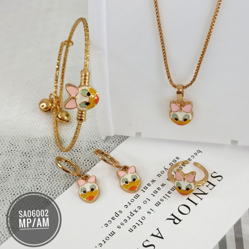 Perhiasan Set Anak Daisy Gold SA06002