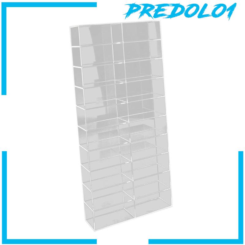[Predolo1] Etalase Rak Display Etalase Mobil Model1Per64 Bening Untuk Mainan