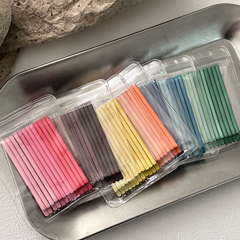 PREMIUM GLOSSY MACARON CANDY COLOR BOBBY PINS KLIP PONI RAMBUT SET PER PACK WARNA WARNI KOREA JEPIT JEPITAN KOREAN WOMEN SMALL MINI HAIR PIN CLASSIC STYLE