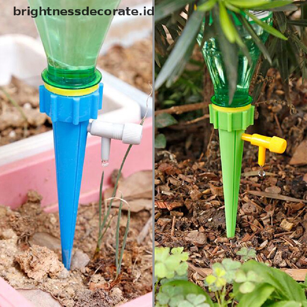 [Birth] 1pc Penyiram Otomatis self watering Sistem Paku Taman Rumah Alat pot [ID]