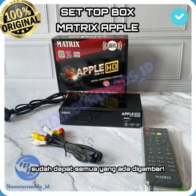 SET TOP BOX MATRIX APPLE DIGITAL DVB T2 WIFI STB Antena SUPER HD