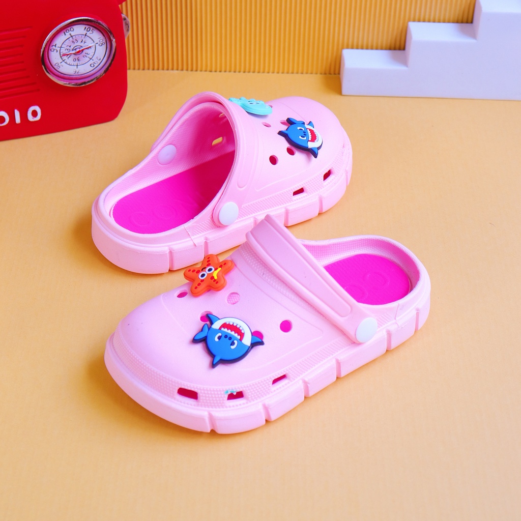 Okaybaby B259 Sendal Sandal Slop Import Karakter Anak Laki-laki Perempuan