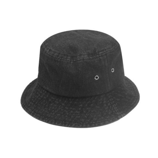 Bestseller✨ - KKV Ohgo One day Fisherman's Cap Topi Bucket Hat Rimba Pria Wanita - denim black 2.1.2