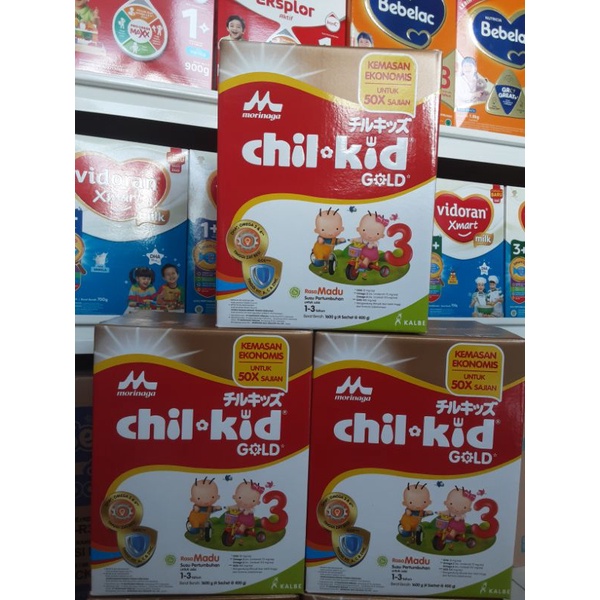 MORINAGA CHIL KID 3 GOLD MADU / VANILA 1600GR
