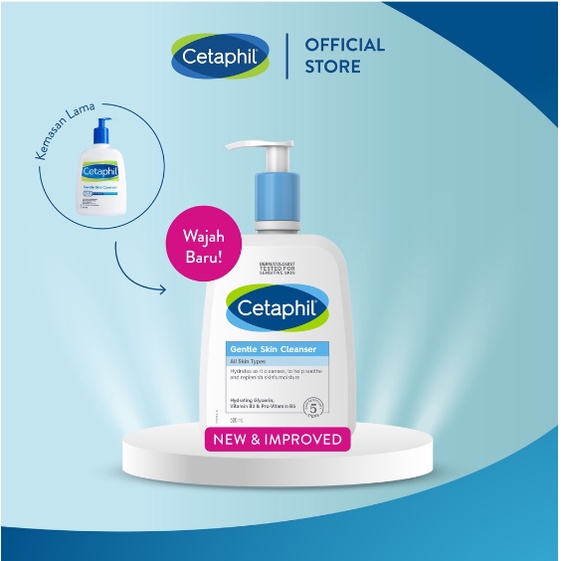 Cetaphil Gentle Skin Cleanser - 500mL | Pembersih Wajah