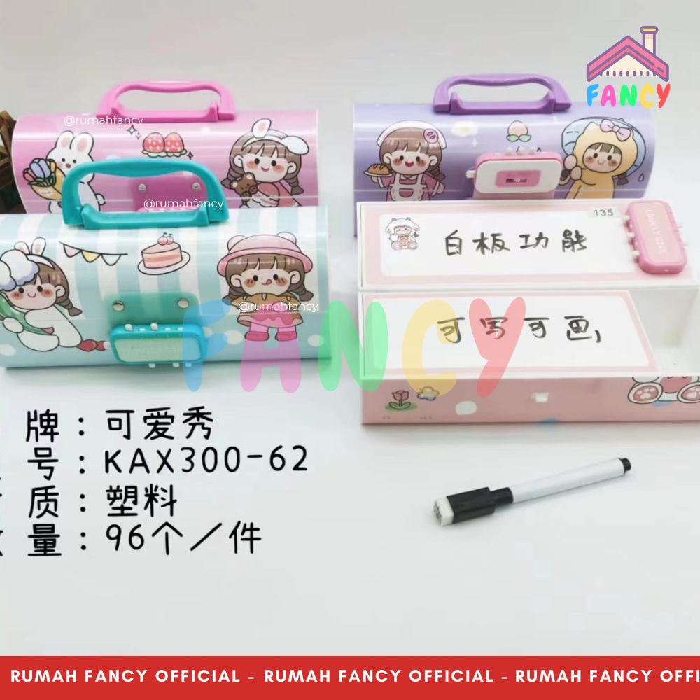 

HJK [FREE BUBBLE+DUS] Tempat Pensil Passwrod + Spidol WhiteBoard KAX 300 Kapibara Astronout Girl