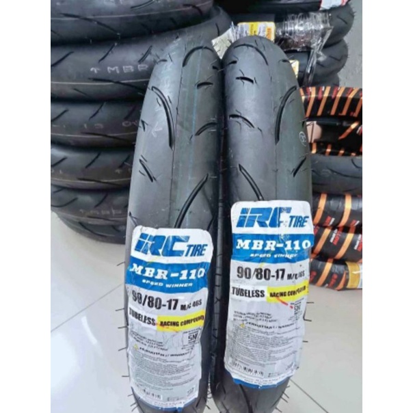 BAN DONAT SPORT IRC MBR-110 90/80 RING 17 RACING COUMPOND TUBLES