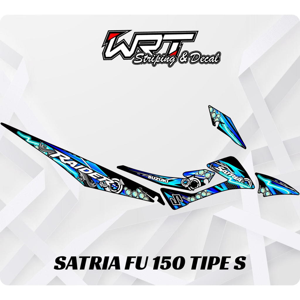 Striping Satria FU Tipe S-Stiker Decal Satria FU 150 Tipe S Thailook