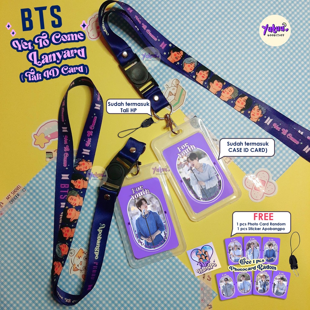 

Tali Lanyard Bangtan / Tali ID Card Bangtan Yet To Come