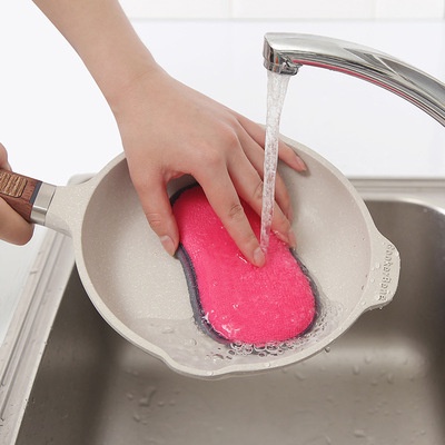 ⭐️𝐈𝐇𝐒 𝟓𝟕𝟎 𝐋𝐚𝐦𝐩𝐮𝐧𝐠⭐️Spons Cuci Piring Panci Dua Sisi Sponge Double Dishwash