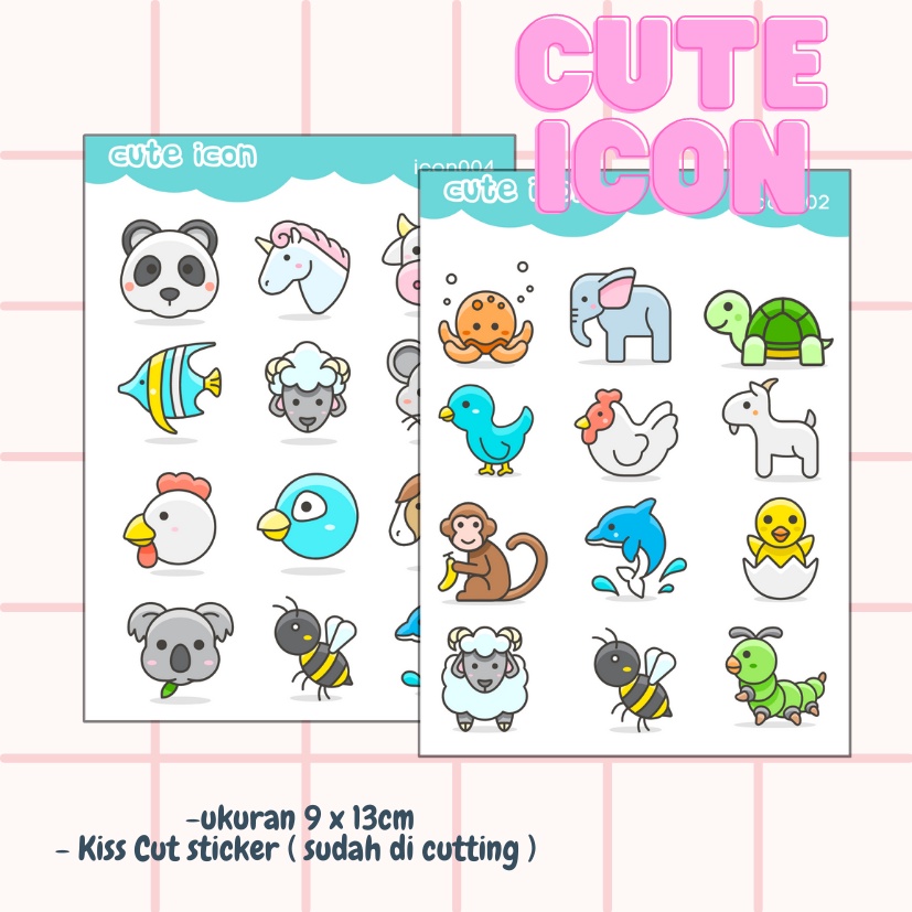 

[DOKI] Stiker Dekorasi Lucu / Sticker Journal / Stiker Aesthetic Memo Sticky Notes Journal Scrapbook Planner