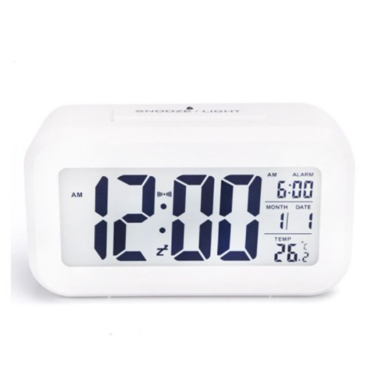 jam weker digital / jam meja digital / digital smart alrm clock