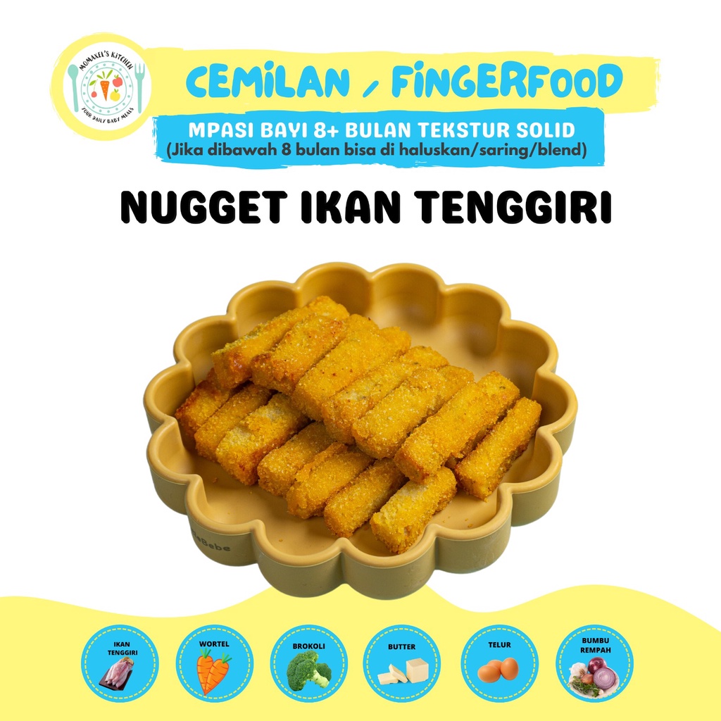 

NUGGET IKAN TENGGIRI (MPASI FROZEN)