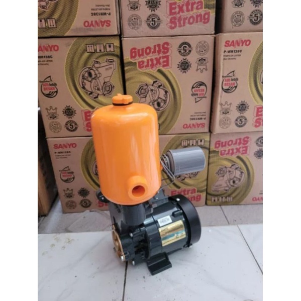 Pompa Air Sumur Dangkal Sanyo + Tabung Otomatis