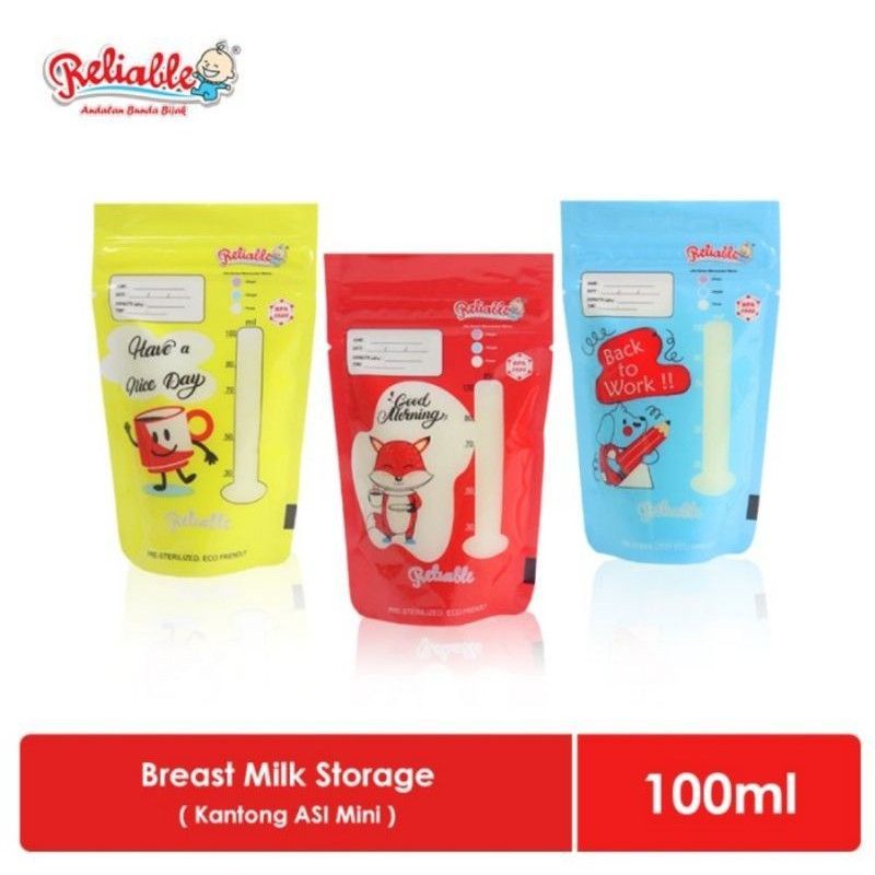 Reliable Kantong Asi / Breast Milk Storage 100 ml