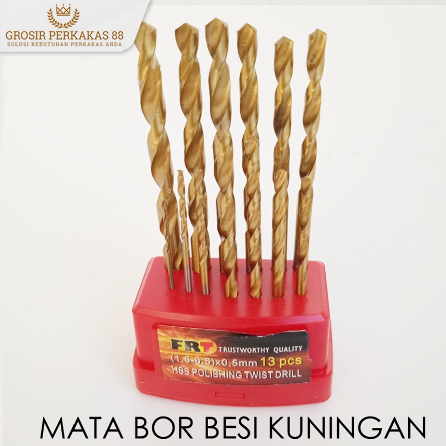 Mata Bor Besi Baja Ringan Frt Set 13pcs