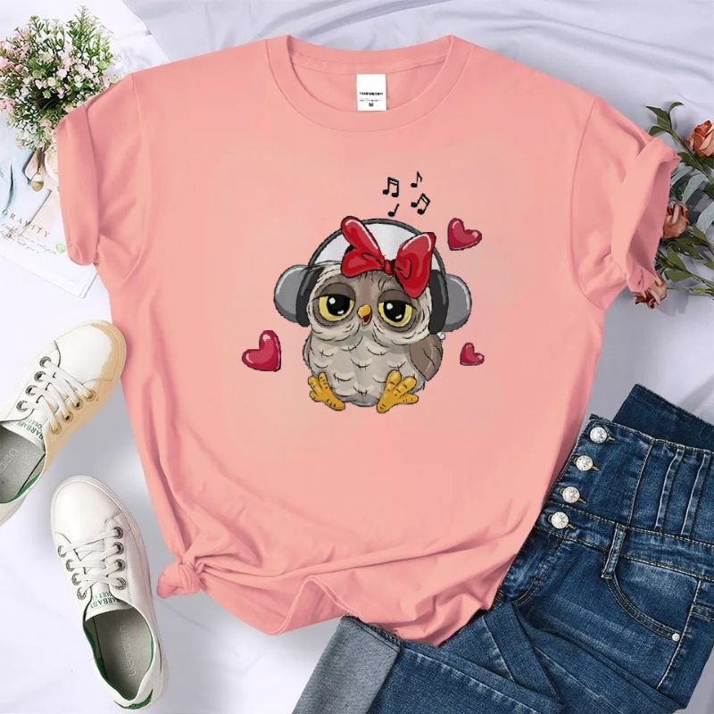 Baju Wanita Kaos Oblong Cewek Tshirt Lengan Pendek Atasan Oversize Music Fashion Cod