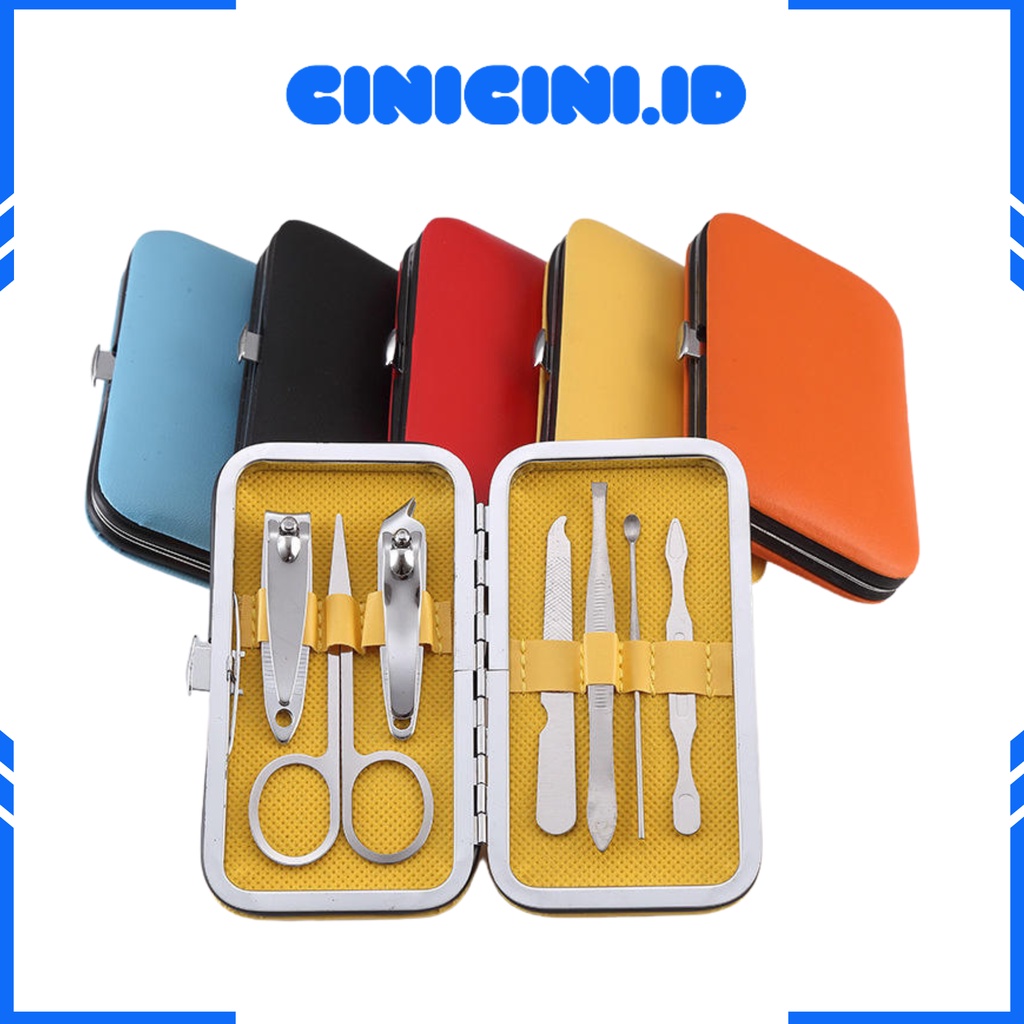 [ Cinicini ] Manicure Pedicure Set 7IN1 ( Warna ) 002