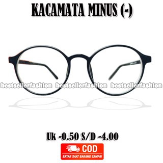 Kacamata Baca Minus (-) Pria Wanita Kacamata Minus Bulat Oval Uk -0.50 s/d -4.00 Reading Glasses