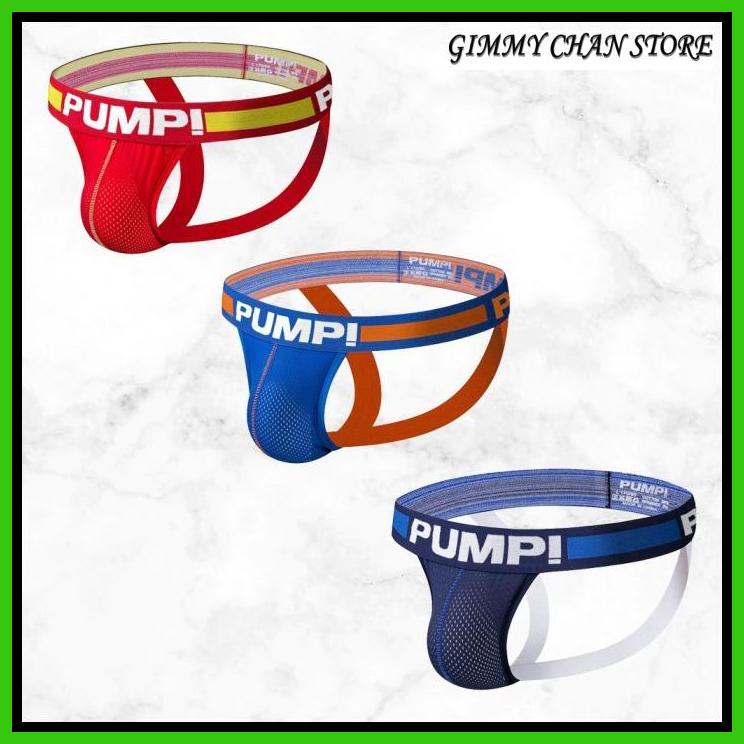 TERBAIK JOCKSTRAP PRIA PUMP JOCKSTRAP CELANA DALAM SEKSI PRIA MEN SEXY UNDERWEAR 2 TONE H115