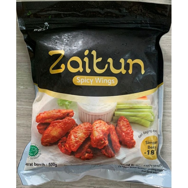 

Zaitun Spicy Wings 500gr