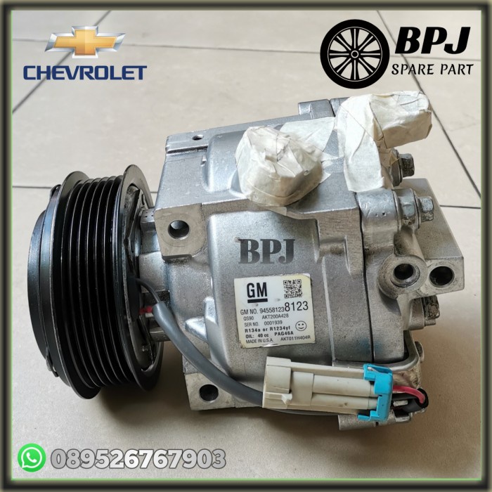 {BEKAS} Compressor Compresor Kompresor AC Chevrolet SPIN Diesel Bensin ORI GM Limited