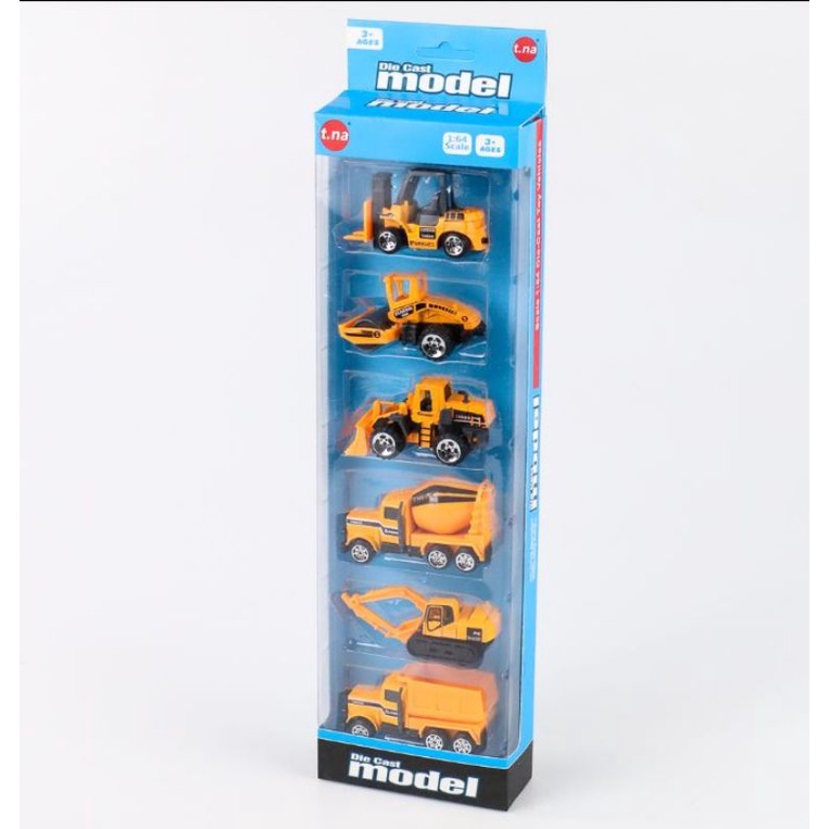 Mainan Mobil-Mobilan Truk Construction Dipecat 6 pcs - TH735