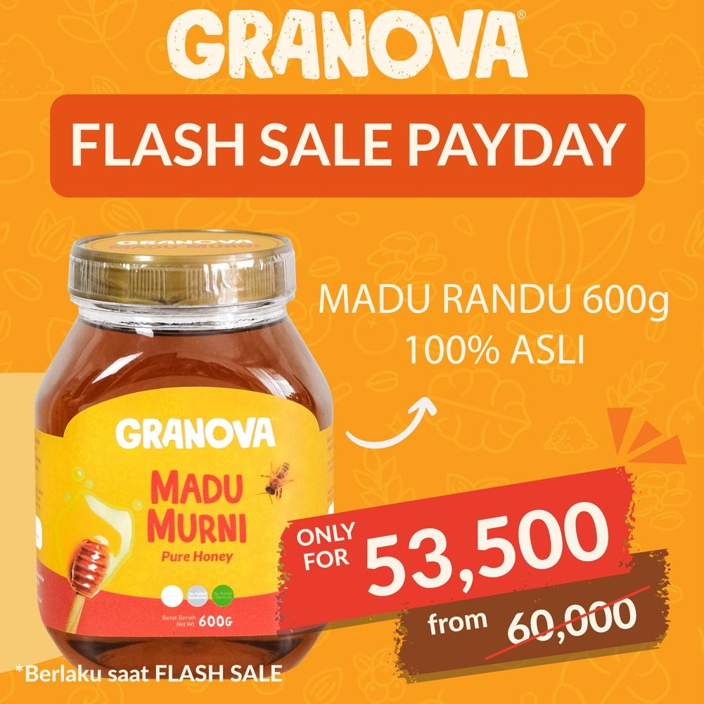 

Festival Promo Madu Asli 100% - Madu Murni Randu Granova 600 gram - Sehat, Natural (100% Pure Honey) ,.,.,.,,