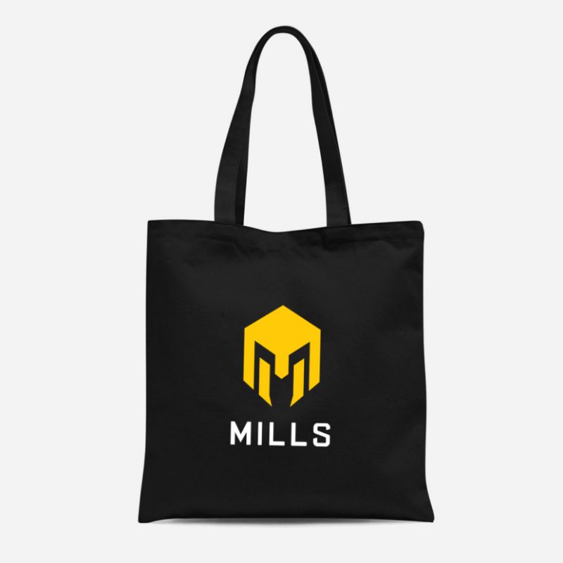 Tote Bag Resleting Murah Mills Pria Wanita