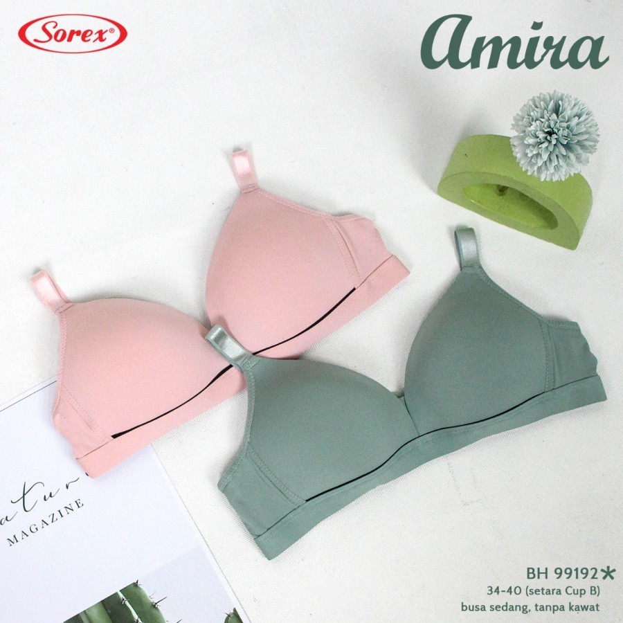 [PREMIUM] BRA BH Tanpa Kawat Nilon Import 34-40 Sorex 99192 Original