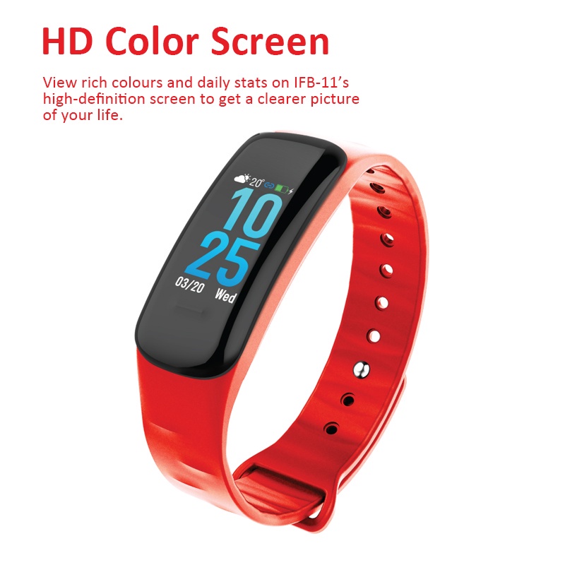 itel IFB-11-Smart band with HD Color display combination of design, durability and fitness