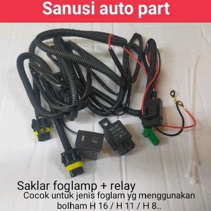 Saklar foglamp Relay foglamp H 11 H 8 H 16