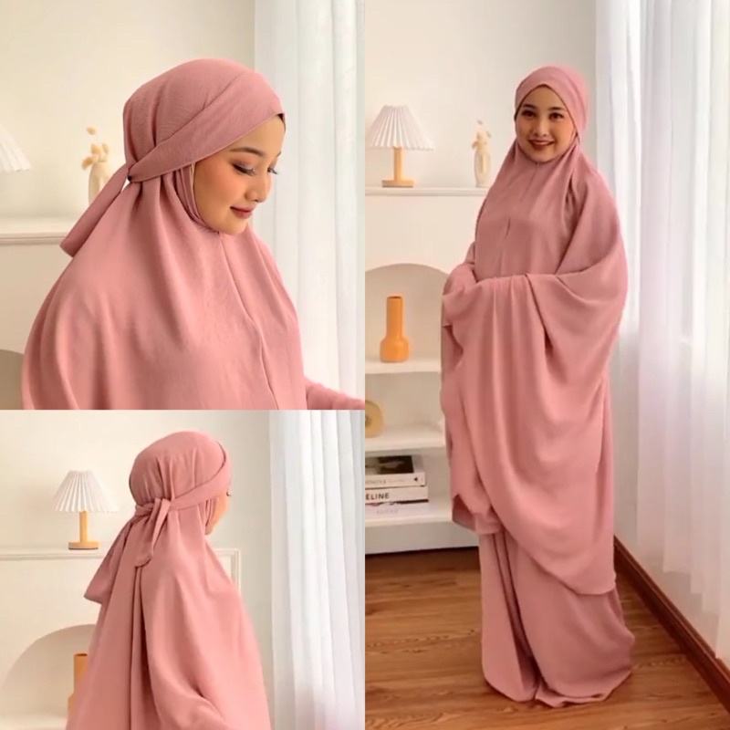 MUKENA LESTY 3 in 1 Crinkle Airflow