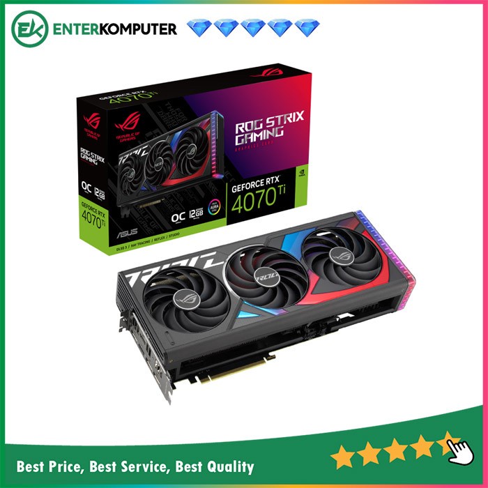 Asus GeForce RTX 4070 Ti 12GB GDDR6X - ROG Strix OC Edition